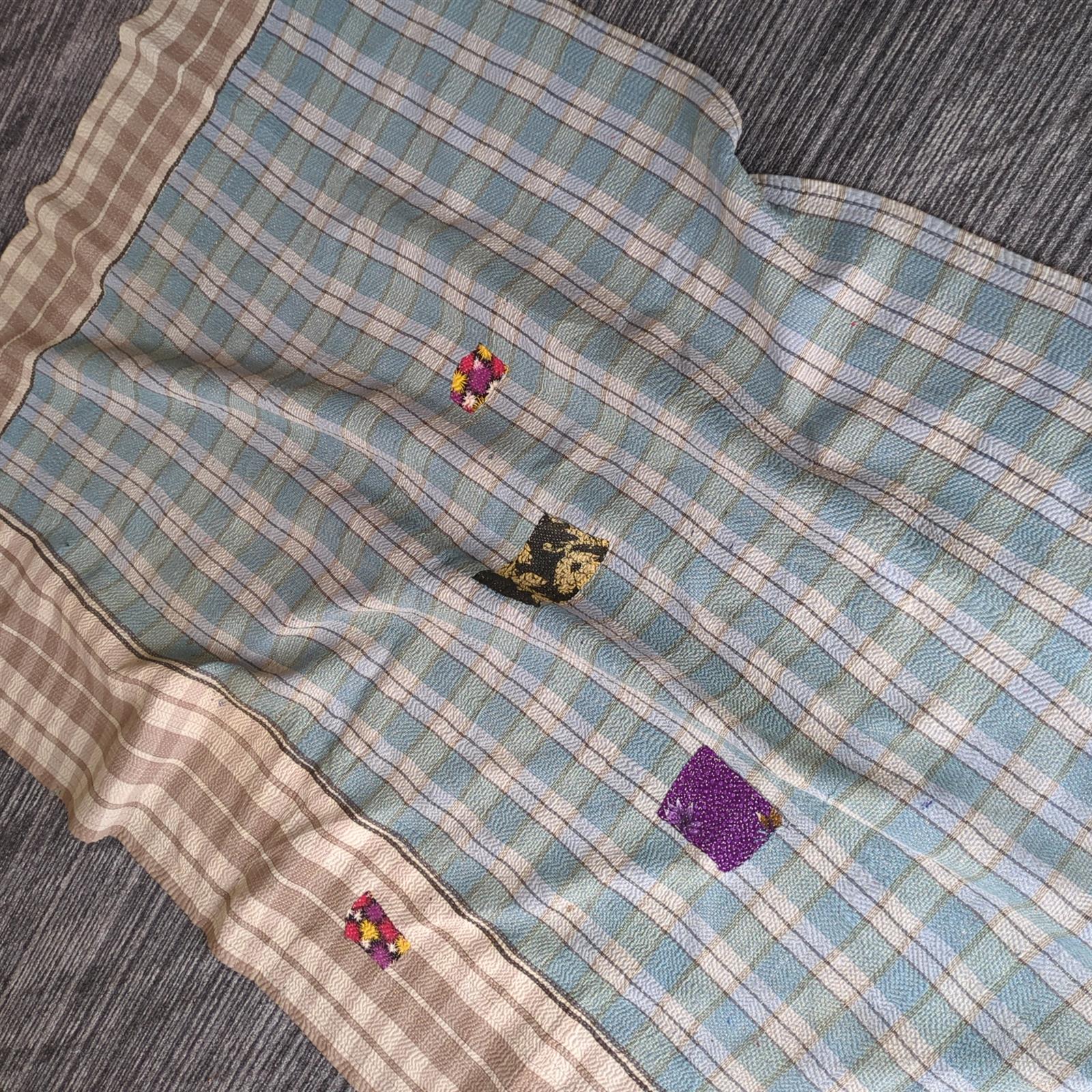 ラリーキルト　ヴィンテージカンタキルト　kantha 「不揃いな魅力」#336