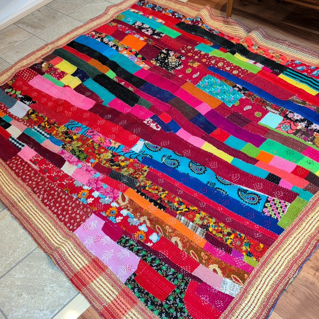 ビビット ヴィンテージカンタキルト ラリーキルト 手仕事の