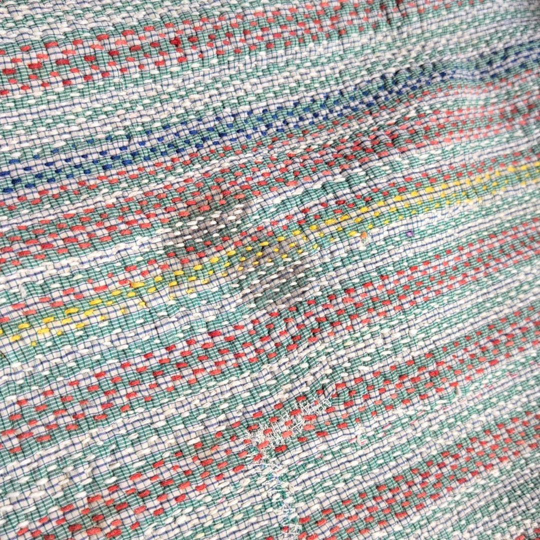 ヴィンテージ カンタキルト ラリーキルト 柔らかCotton マルチカバー「サマーステッチ」 #924