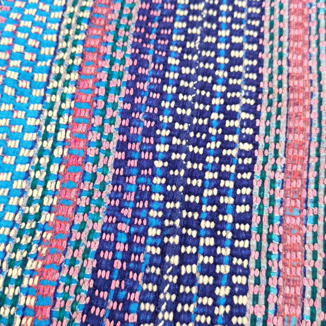ヴィンテージカンタキルト ラリーキルト kantha マルチカバー アジア雑貨 ［ご機嫌な空］#1155