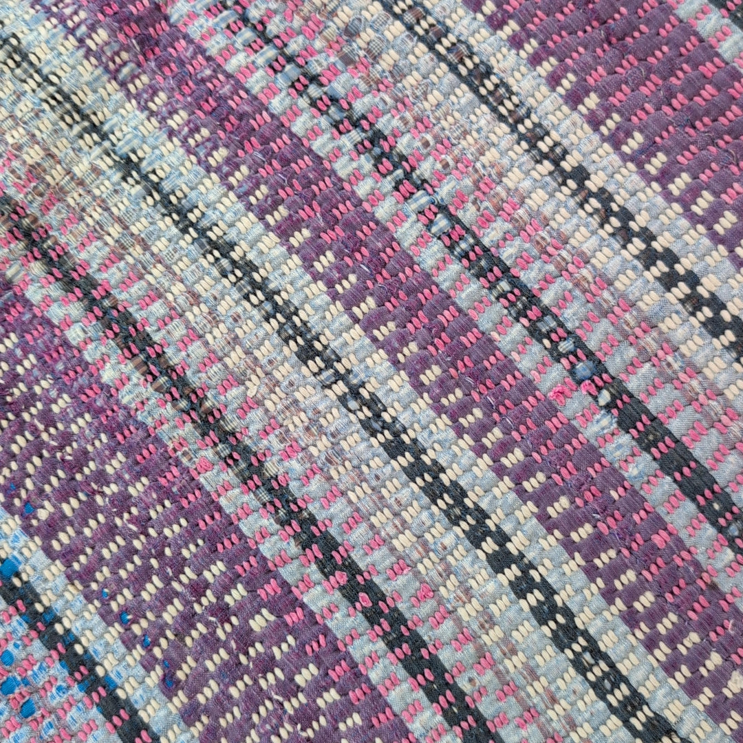 ヴィンテージカンタキルト ラリーキルト kantha マルチカバー アジア雑貨 ［ご機嫌な空］#1155